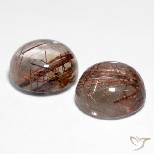 Shop natural 3.33ct 黒で茶色 ルチルクォーツ gems, ラウンド, from インド at GemSelect. In stock, global shipping!