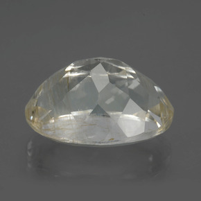 13.64カラットの天然ゴールデンルチルトパーズ（16.2×12.3 mm・オーバルカット）