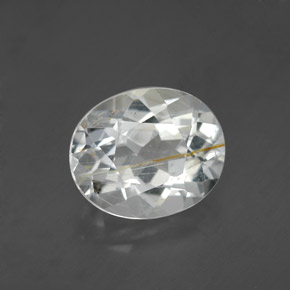 4.63カラットの天然ゴールデンルチルトパーズ（11×9.1 mm・オーバルカット）