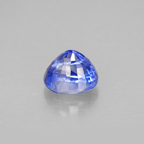 1.55カラットの天然コーンフラワーブルーサファイア（6.6×5.5 mm・オーバルカット）