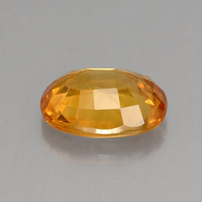 1.80カラットの天然ゴールデンイエローサファイア（8.2×6.5 mm・オーバルカット）