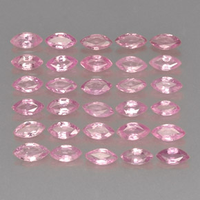 カラットの天然ピンクサファイア（4×2.1 mm・マーキス）