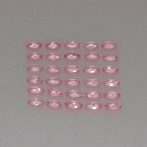 カラットの天然ピンクサファイア（4.1×2.1 mm・マーキス）
