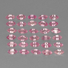 カラットの天然ピンクサファイア（4.1×2.1 mm・マーキス）