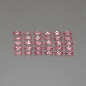 カラットの天然ピンクサファイア（4.1×2 mm・マーキス）