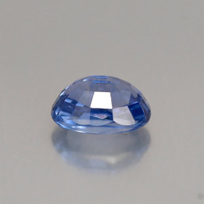 1.00カラットの天然コーンフラワーブルーサファイア（6.3×4.7 mm・オーバルカット）