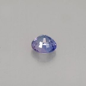 0.39カラットの天然青みがかったバイオレットサファイア（4.18 mm・ラウンドカット）