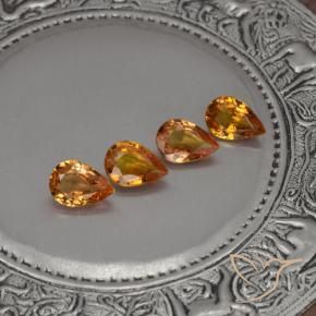 Shop natural 2.89ct ディープオレンジ サファイア gems, 洋梨の形, from タンザニア at GemSelect. In stock, global shipping!