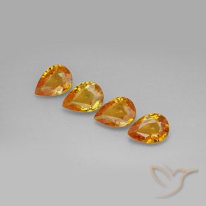 Shop natural 3.19ct ダークオレンジゴールド サファイア gems, 洋梨の形, from タンザニア at GemSelect. In stock, global shipping!