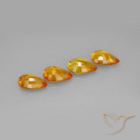 Shop natural 3.19ct ダークオレンジゴールド サファイア gems, 洋梨の形, from タンザニア at GemSelect. In stock, global shipping!