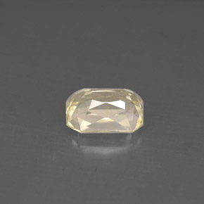1.40カラットの天然ゴールデンイエローサファイア（7.1×5 mm・エメラルドカット）