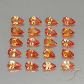 Shop natural 4.60ct ミディアムオレンジ サファイア gems, 洋梨の形, from タンザニア at GemSelect. In stock, global shipping!
