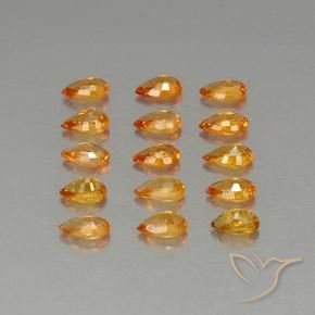 Shop natural 4.46ct ミディアムオレンジ サファイア gems, 洋梨の形, from タンザニア at GemSelect. In stock, global shipping!