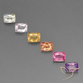 Shop natural 1.93ct マルチカラー サファイア gems, 八角形 / エメラルドカット, from タンザニア at GemSelect. In stock, global shipping!