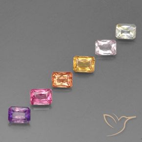 Shop natural 1.93ct マルチカラー サファイア gems, 八角形 / エメラルドカット, from タンザニア at GemSelect. In stock, global shipping!