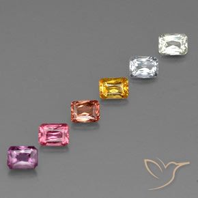 Shop natural 1.83ct マルチカラー サファイア gems, 八角形 / エメラルドカット, from タンザニア at GemSelect. In stock, global shipping!