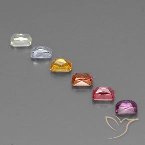 Shop natural 1.83ct マルチカラー サファイア gems, 八角形 / エメラルドカット, from タンザニア at GemSelect. In stock, global shipping!
