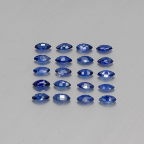 2.17カラットの天然ロイヤルブルーサファイア（3.9×2.2 mm・マーキス）