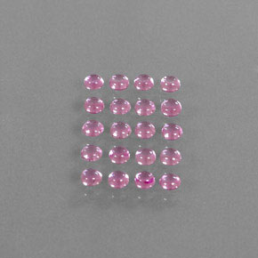 カラットの天然ピンクサファイア（2.90 mm・ラウンドカット）