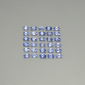 2.56カラットの天然パステルブルーサファイア（3.9×2.1 mm・マーキス）
