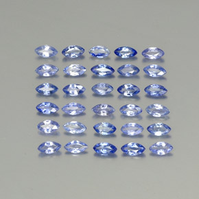 2.56カラットの天然パステルブルーサファイア（3.9×2.1 mm・マーキス）