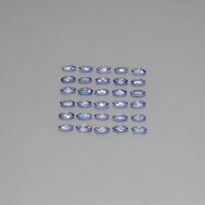 2.11カラットの天然ブルーサファイア（3.8×2.1 mm・マーキス）