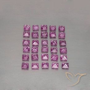 Shop natural 3.48ct 薄いロイヤルパープルピンク サファイア gems, 四角形, from マダガスカル at GemSelect. In stock, global shipping!