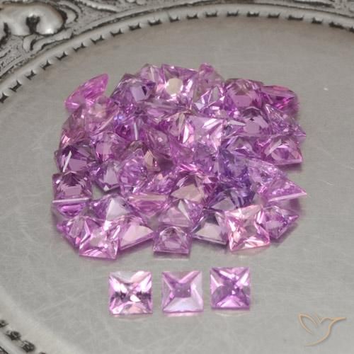 Shop natural 4.38ct 非常に薄いグレープパープル サファイア gems, 四角形, from マダガスカル at GemSelect. In stock, global shipping!