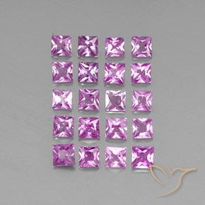 Shop natural 3.50ct ピンクがかったパープル サファイア gems, 四角形, from マダガスカル at GemSelect. In stock, global shipping!