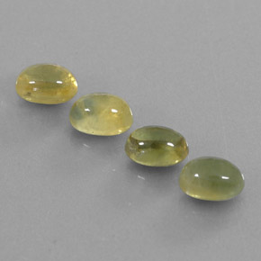 3.67カラットの天然ウォームフォレストグリーンサファイア（6.2×4.1 mm・透明）