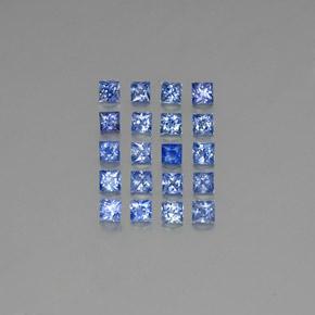 3.67カラットの天然ミディアムダークブルーサファイア（3×2.9 mm・四角）