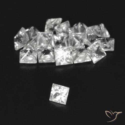 Shop natural 1.78ct ホワイト サファイア gems, 四角形, from マダガスカル at GemSelect. In stock, global shipping!