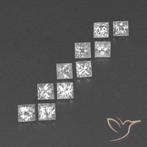 Shop natural 1.39ct ホワイト サファイア gems, 四角形, from マダガスカル at GemSelect. In stock, global shipping!