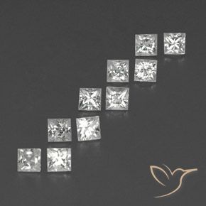 Shop natural 1.40ct クリアホワイト サファイア gems, 四角形, from マダガスカル at GemSelect. In stock, global shipping!