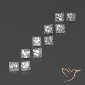 Shop natural 1.28ct ホワイト サファイア gems, 四角形, from マダガスカル at GemSelect. In stock, global shipping!