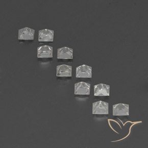 Shop natural 1.28ct ホワイト サファイア gems, 四角形, from マダガスカル at GemSelect. In stock, global shipping!
