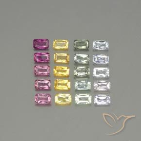 Shop natural 6.57ct マルチカラー サファイア gems, 八角形 / エメラルドカット, from タンザニア at GemSelect. In stock, global shipping!