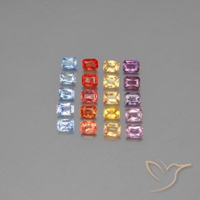 Shop natural 4.97ct マルチカラー サファイア gems, エメラルドカット, from タンザニア at GemSelect. In stock, global shipping!