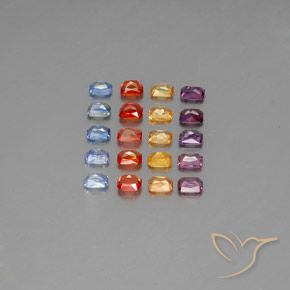 Shop natural 4.97ct マルチカラー サファイア gems, エメラルドカット, from タンザニア at GemSelect. In stock, global shipping!