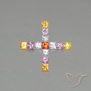 Shop natural 1.89ct マルチカラー サファイア gems, 四角形, from タンザニア at GemSelect. In stock, global shipping!