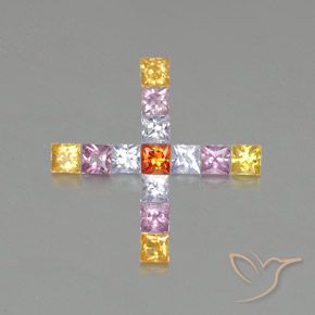 Shop natural 1.89ct マルチカラー サファイア gems, 四角形, from タンザニア at GemSelect. In stock, global shipping!