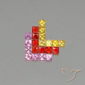 Shop natural 2.72ct マルチカラー サファイア gems, 四角形, from タンザニア at GemSelect. In stock, global shipping!