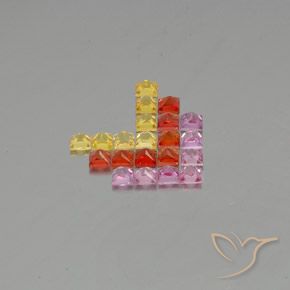Shop natural 2.72ct マルチカラー サファイア gems, 四角形, from タンザニア at GemSelect. In stock, global shipping!
