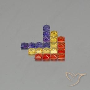 Shop natural 3.08ct マルチカラー サファイア gems, 四角形, from タンザニア at GemSelect. In stock, global shipping!