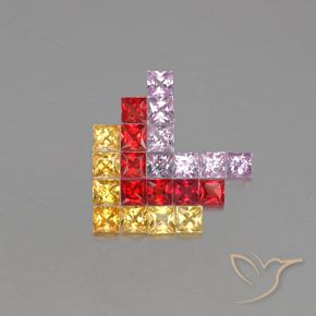 Shop natural 3.05ct マルチカラー サファイア gems, 四角形, from タンザニア at GemSelect. In stock, global shipping!