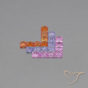 Shop natural 3.22ct マルチカラー サファイア gems, 四角形, from タンザニア at GemSelect. In stock, global shipping!