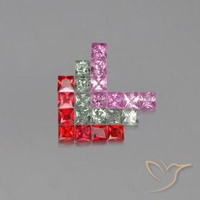 Shop natural 2.87ct マルチカラー サファイア gems, 四角形, from タンザニア at GemSelect. In stock, global shipping!