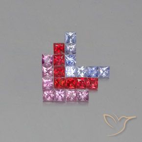 Shop natural 2.71ct マルチカラー サファイア gems, 四角形, from タンザニア at GemSelect. In stock, global shipping!