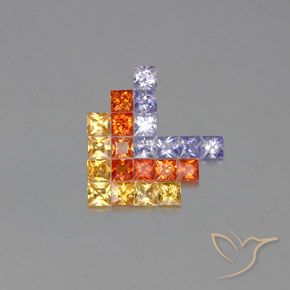 Shop natural 2.66ct マルチカラー サファイア gems, 四角形, from タンザニア at GemSelect. In stock, global shipping!