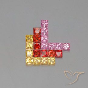 Shop natural 3.09ct マルチカラー サファイア gems, 四角形, from タンザニア at GemSelect. In stock, global shipping!